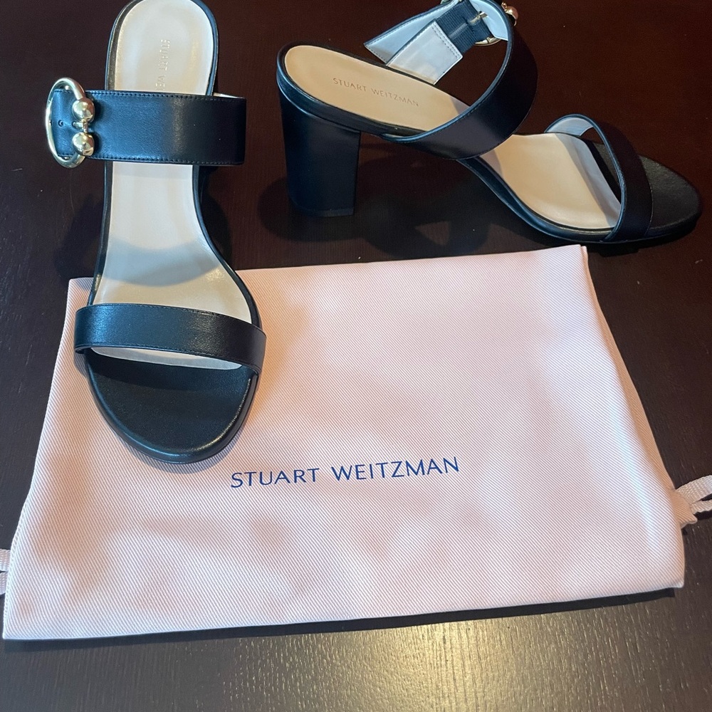 [NOT FOR SALE] Stuart Weitzman Belinda Mule Leather Sandal